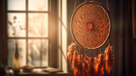 Illustration of morning sunlight with a beautiful view, 3d realisticの素材