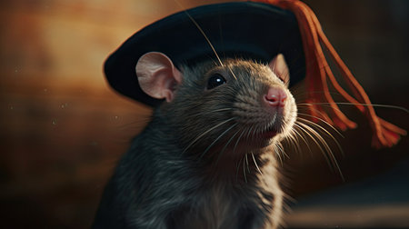 World Rat Day illustration, 3d realisticの素材