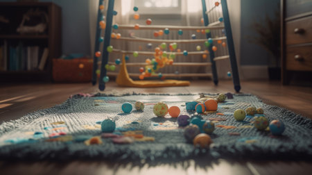 Illustrations about babies and complements about babies, 3d realisticの素材