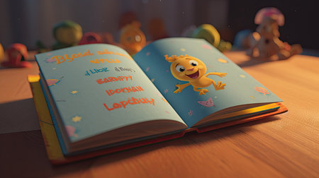 Illustrations about babies and complements about babies, 3d realisticの素材