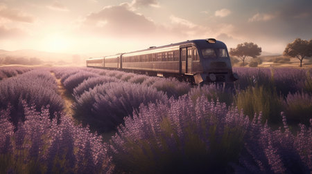 illustration of national train day, 3d realisticの素材