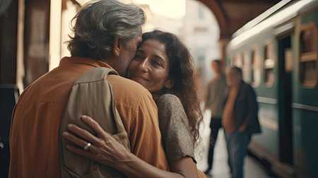 Day of hugs among friends or family, happyの素材