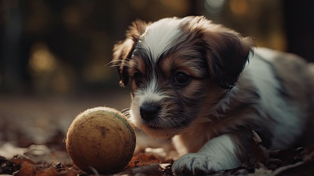 illustration of dog photo day, 3d realisticの素材