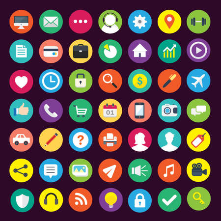 Business Vector Iconsのイラスト素材