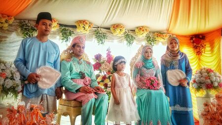 a wedding ceremony in Malaysiaの素材