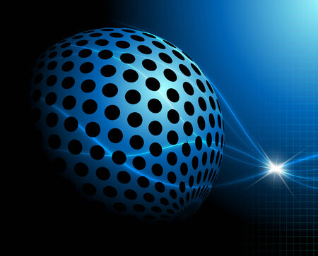 Blue technology background  Full editable vector illustrationのイラスト素材