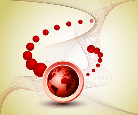 Business and communications abstract background  Full editable vector illustrationのイラスト素材