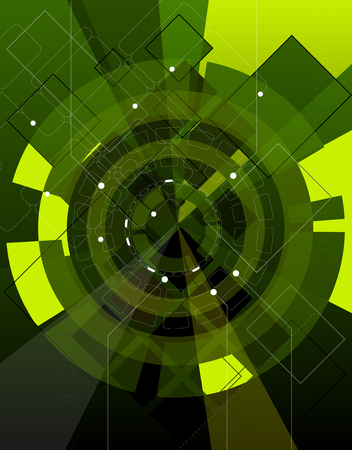 Abstract green technology background  Full editable  illustrationの写真素材