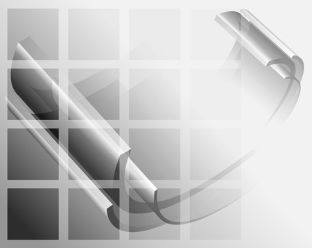 Gray abstract tech backgroundのイラスト素材