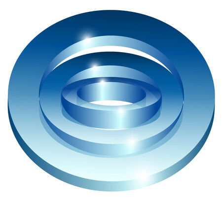 Blue abstract technology background  Full editable vector illustrationのイラスト素材