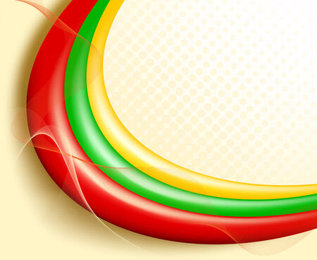 Abstract colorful composition. Full editable vector illustrationのイラスト素材