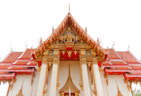 thai church im thailandの写真素材