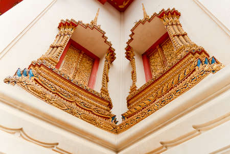 thai church im thailandの写真素材