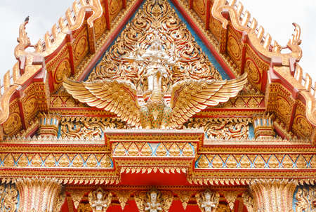 thai church im thailandの写真素材
