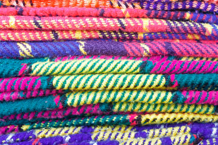 Fabric pattern overlayの写真素材