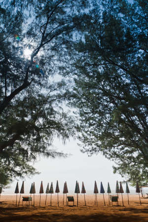 Cha- Am Beach, Thailand.の写真素材