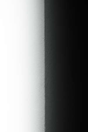 White and black on a cement block.の写真素材