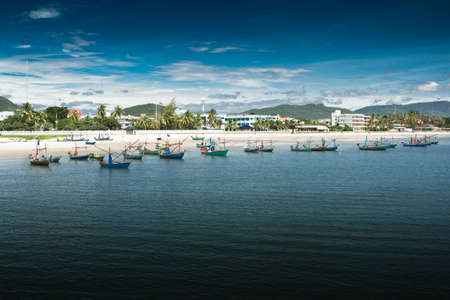 Hua Hin beach, is famous, Thailand.の写真素材