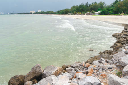 Cha -Am Beach, a famous beach, Thailand