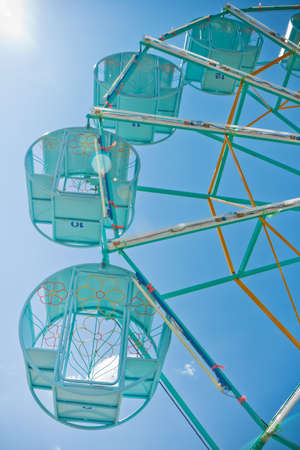 Ferris wheel at a carnival.の写真素材