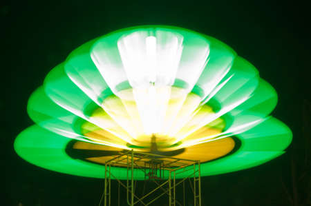Decorative light pole, at the festival 