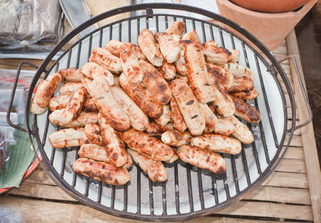 Grill bananas, snacksの写真素材