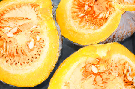 Pumpkins in the market の写真素材