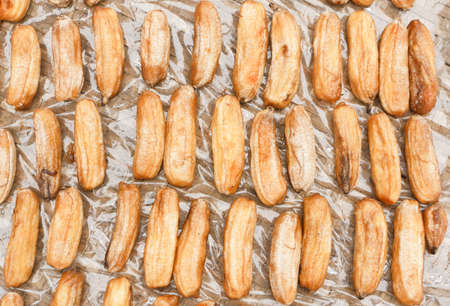 Dried banana, for preservation の写真素材