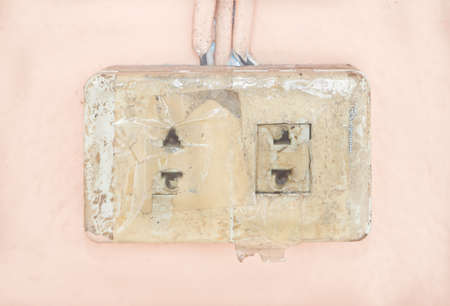 Plug socket, oldの写真素材