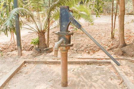 Ancient groundwater pumps の写真素材