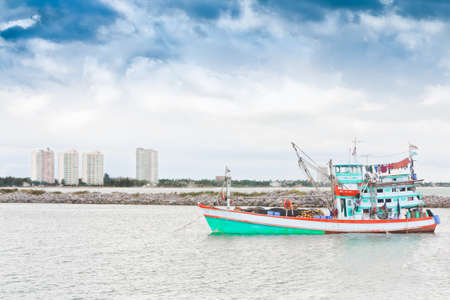 Fishing boats, at the harbor Cha -Am