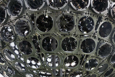 Round plastic pots, for decorating flower decorations.の写真素材