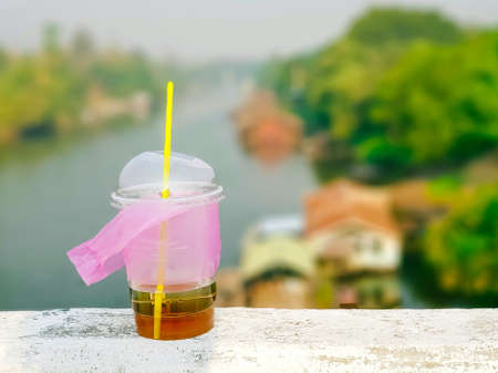 disposable plastic drinking glasses.