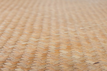 bamboo weave texture background for interior exterior decoration and industrial construction concept design.の写真素材