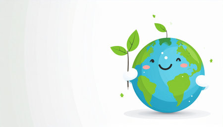 Ecology concept. Save the world. Vector illustration for your designのイラスト素材