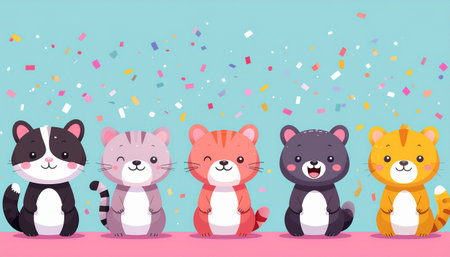 cute little bear and rabbit with letter happy easter vector illustrationのイラスト素材