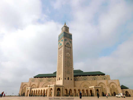 The Hassan II Mosque - casablanca - morocooのeditorial素材