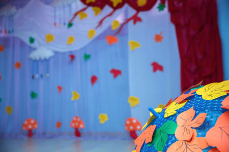 Autumn texture and background in the roomの写真素材