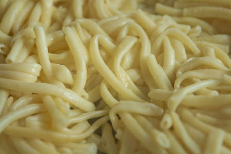 Spaghetti spicy with seafood . Fresh prepareted spagettiの写真素材