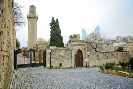 Mosque in Palace of the Shirvanshahs in Baku. Azerbaijan