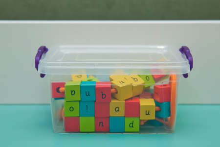 Threading cubic beads that there is a shape