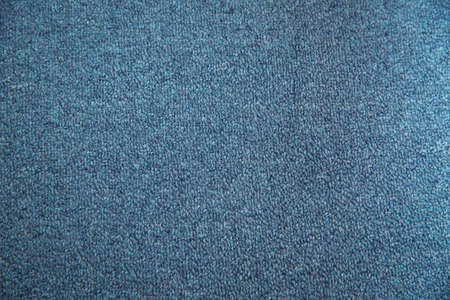 blue fabric texture background . carpet background, blue fabric texture background, closeupの写真素材