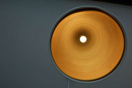 close up hanging black ceiling old lamp decoration luxury style . Interior design, indoor lamps and...