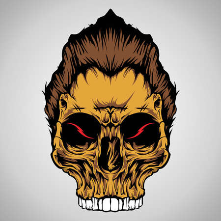 Skull Vector Illustration のイラスト素材