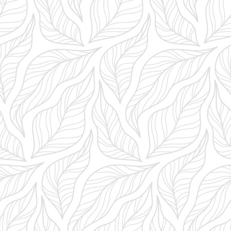 Unique elegant leaves vector seamless pattern design. Awesome for fabric, textile, background, wallpaper, scrap booking, gift wrap, accessories, and clothing. Surface pattern design.のイラスト素材