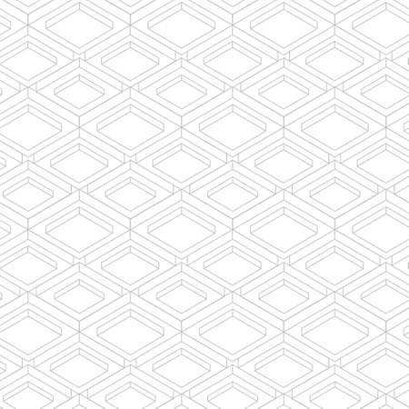 Geometric Line Vector Seamless Pattern. Awesome for classic product design, fabric, backgrounds, invitations, packaging design projects. Surface pattern design.のイラスト素材