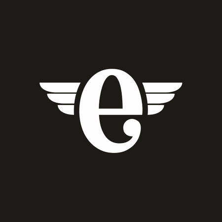 Lowercase e initial letter logo template for business brandingのイラスト素材