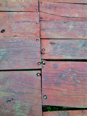 the old wood texture of a chair photo