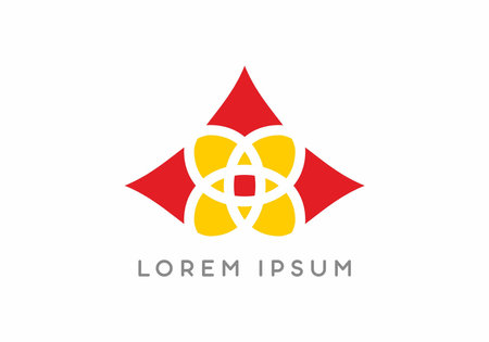 Colorful unique of abstract shape designのイラスト素材