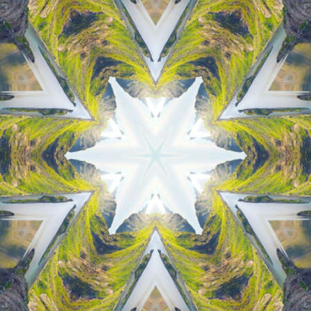 full color of mirror abstract background designの写真素材